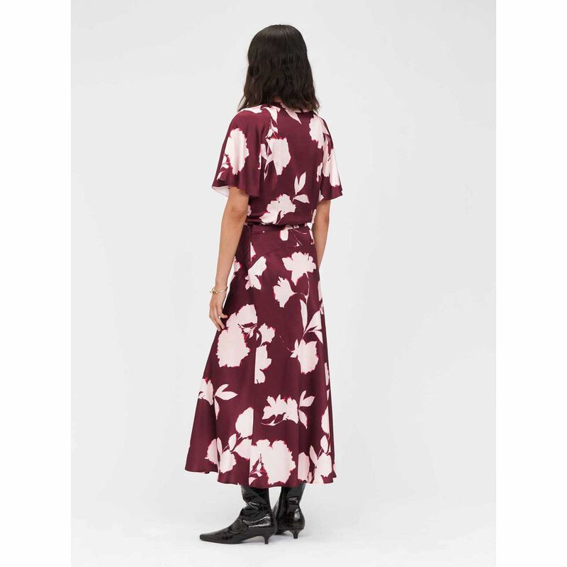 Veronika Maine Cherry Rose Maxi Skirt image number 1